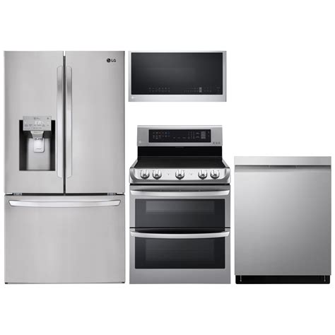 Shop LG Smart Wi-Fi French Door & Electric Convection Double Oven Range ...