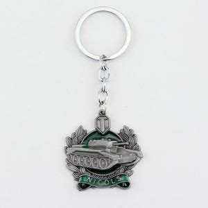 dongsheng World of Tanks WOT Hot Game 3Colors Metal Tank Key Ring Keyc | Keychain, Shield ...