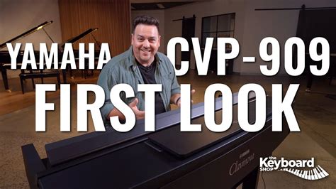 Yamaha Clavinova CVP-909 First Look | The Keyboard Shop - YouTube