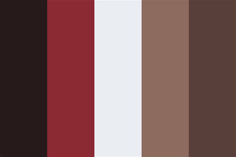 dark brown coral Color Palette