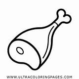 Dibujo De Jamón Para Colorear  Ultra Coloring Pages sketch template