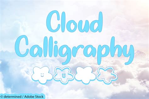 Cloud Calligraphy Font · 1001 Fonts