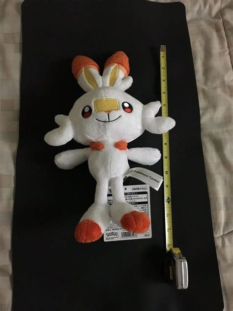 Pokemon Center Plush Doll Scorbunny Toy SWORD SHIELD (Japan) | #2054487101