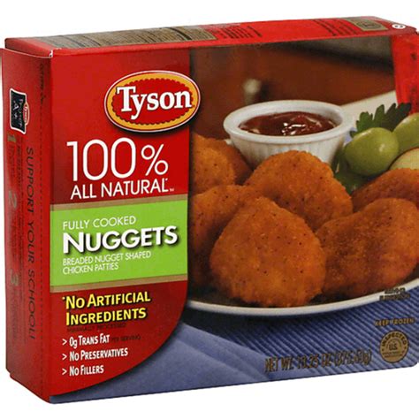 Tyson Fully Cooked Chicken Nuggets, Frozen (13.24 oz) - Instacart