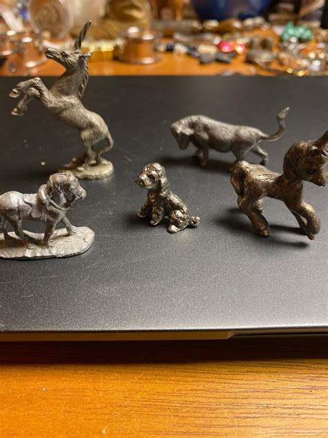 Collection of Miniature Metal Animals - Etsy