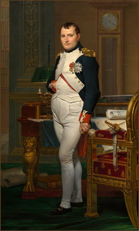 Emperor Napoleon, painting by Jacques-Louis David