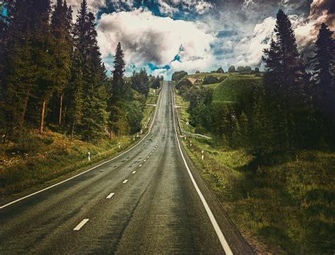 Cloudy Empty Road Wallpapers - Wallpaper Cave