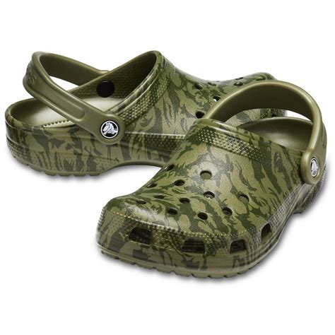 Crocs Crocs Classic Printed Camo Army Green (U3) 206454-309 Unisex ...