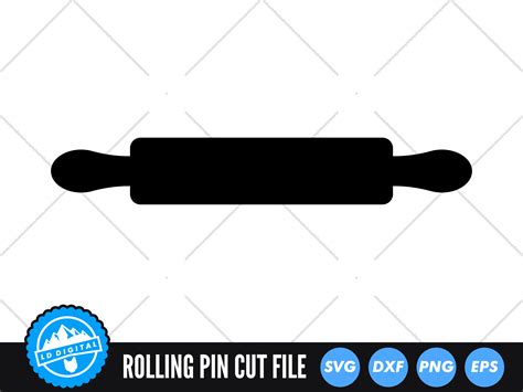 Rolling Pin SVG | Baking Utensils SVG Graphic by lddigital · Creative Fabrica