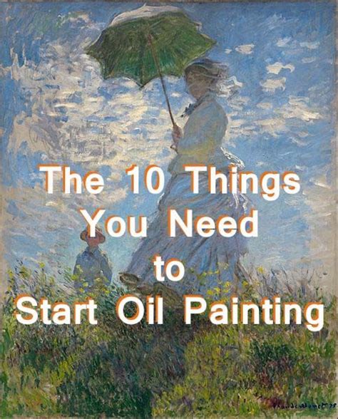 Painting Supplies: Oil Painting Supplies For Beginners