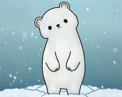 Download Polar Bear, Snow, Snowing. Royalty-Free Stock Illustration ...