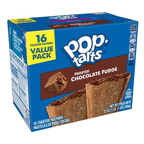 Pop-Tarts Breakfast Toaster Pastries, Frosted Chocolate Fudge, 27 Oz ...