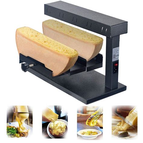 Commercial-Raclette-Cheese-melter-grill-with-Double-clip-Cheese-heating ...