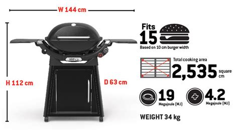 Weber® Family Q®+ Premium (Q3200N+) Gas Barbecue (Natural Gas)