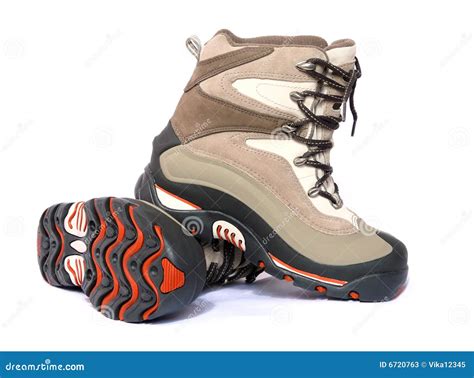 Winter hiking boots stock image. Image of boot, equipment - 6720763