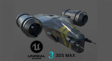 ArtStation - Razor crest game asset- Mandalorian spaceship | Resources