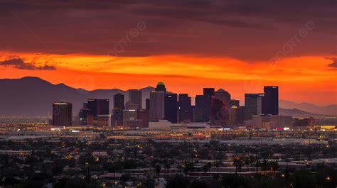 City Skyline In Background, Pictures Of Arizona Phoenix, Phoenix, Usa Background Image And ...