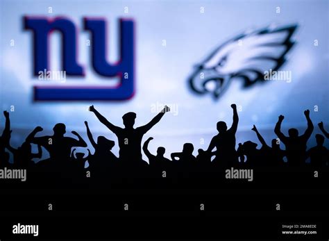 PHILADELPHIA, USA, JANUARY 18, 2023: New York Giants vs. Philadelphia ...