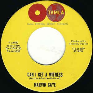 Marvin Gaye - Can I Get A Witness | Releases | Discogs