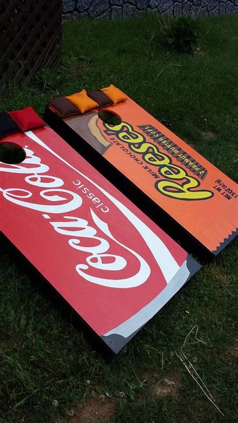 Pin by Cody Haga on Custom Hand Painted Corn-hole Board Sets | Painted ...