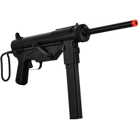 ICS Full Metal World War II M3 Grease Gun SMG Airsoft Submachine Gun ...