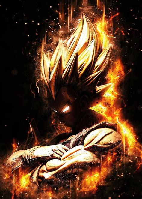 'Anime Goku Aura Instinct' Poster Print by Syarifkuroakai Art ...