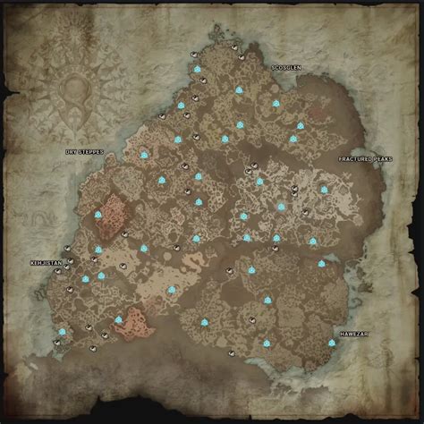 Diablo 4 All Mystery chest locations Map - Gaming Squad