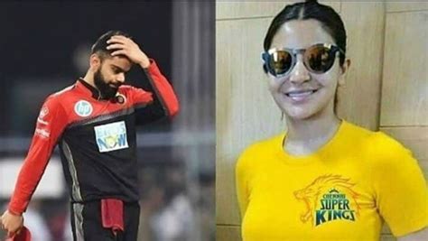 New RCB Meme Shows Anushka Sharma Wearing Chennai Super Kings Jersey ...