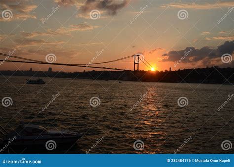 Bosphorus View and Bosphorus Bridge from the Anatolian Side Stock Photo - Image of beautiful ...