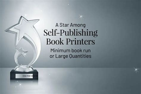 Self publishing printers – We are the Star | Star Print Brokers