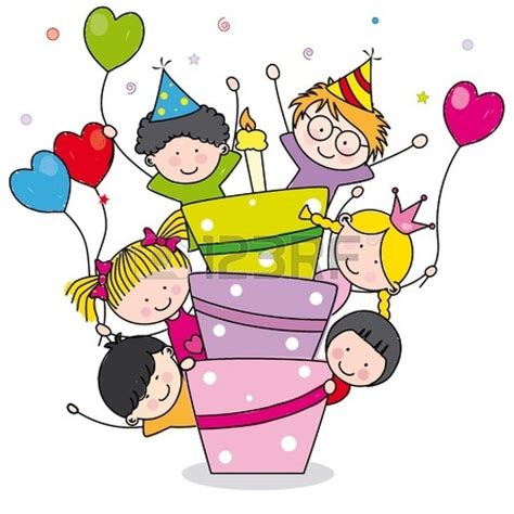 Kids Birthday Party Clip Art | Clipart Panda - Free Clipart Images | Art drawings for kids ...