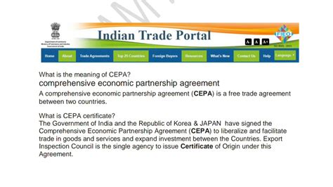 Comprehensive Economic Partnership Agreement CEPA trade agreement between countries - YouTube