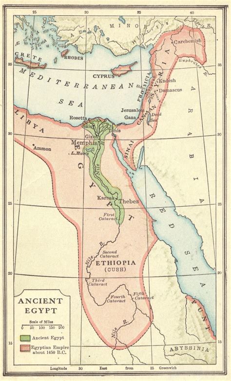 Map of Ancient Egypt | Student Handouts