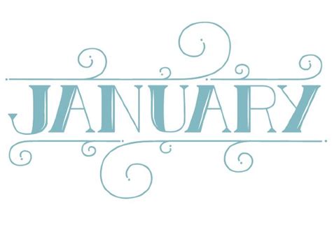 JANUARY | Hand lettering, Lettering, January lettering