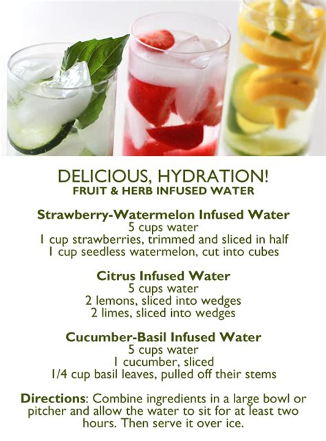 Enjoy these delicious recipes for infused water! Hydration doesn't need to be boring. | Food ...