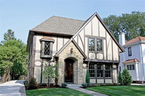 change tudor style exterior exterior traditional with | Tudor style homes, Tudor house exterior ...