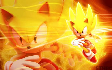 Super Sonic HD Wallpaper - Sonic the Hedgehog by SonicTheHedgehogBG