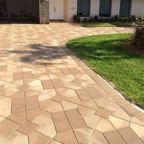 Bishop Hat - Smooth Surface Triangular Concrete Pavers - GEM