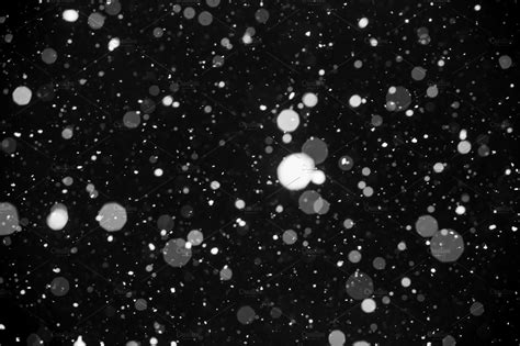 Falling snow on black background featuring snow, background, and black | Nature Stock Photos ...