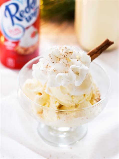 Eggnog Ice Cream - If You Give a Blonde a Kitchen