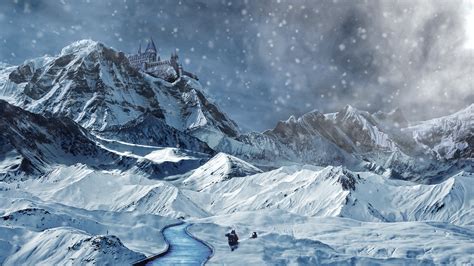 Snowy Castle on Behance