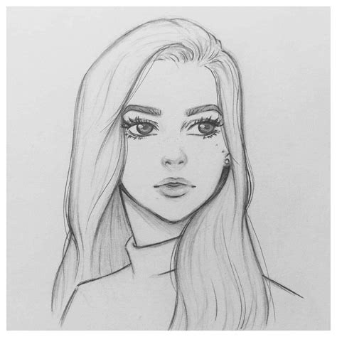 Dziewczyna #girly #drawings #sketches #beautiful # ...