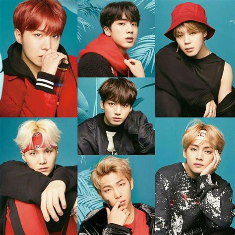 Bts Group Photo Collage - BTSRYMA