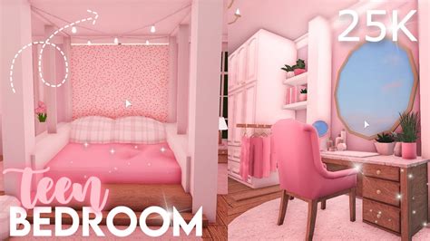 Bloxburg Teen Room Ideas Roblox Bloxburg: Aesthetic Teen Bedroom - The ...