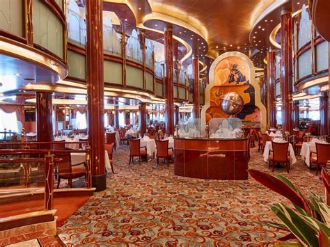 View Our Britannia Club Restaurant On Board The Cunard Cruise Line