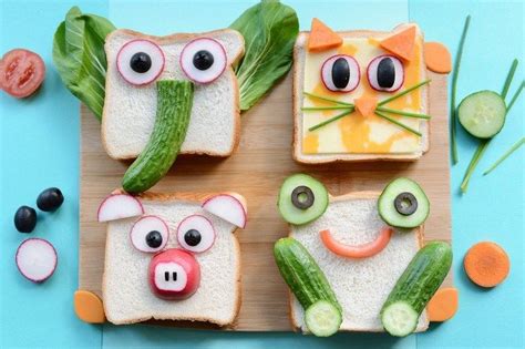 Sandwiches mit kreativer Deko für Kindergeburtstag | Fingerfood kindergeburtstag ...