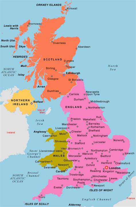 United Kingdom Map - ToursMaps.com