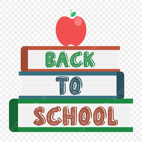 School Apple Vector Hd Images, New Back To School Vector Design With ...