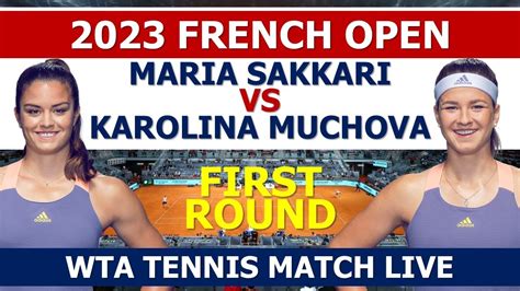 maria sakkari vs karolina muchova | french open 2023 | wta match ...