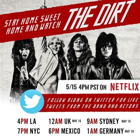 Mötley Crüe movie The Dirt watchalong announced for this weekend | Films | Entertainment ...